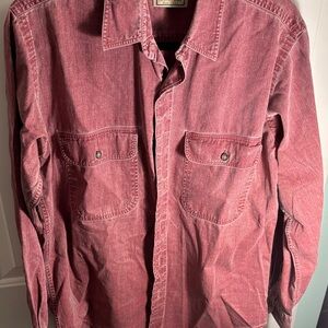 L.L. Bean vintage button down. Red.